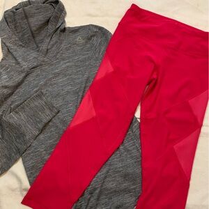 Bundle Reebok top/ 90 Degree By Reflex pants size Med